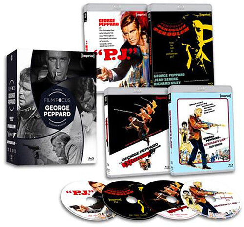 Film Focus: George Peppard (1968-1974) Film Focus: George Peppard (1968-1974) - 4-Disc Blu-Ray Set