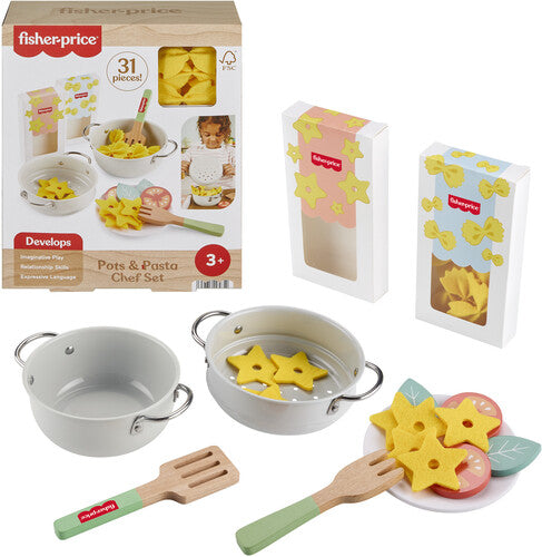 Fisher Price Wood Fisher Price Pots & Pasta Chef Set - CD Album