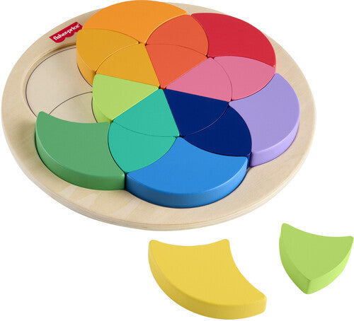 Fisher Price Wood Fisher Price Wooden Color Wheel Puzzle - CD Album