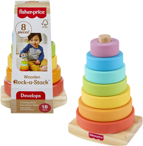 Fisher Price Wood Fisher Price Wooden Rock-a-Stack - CD Album