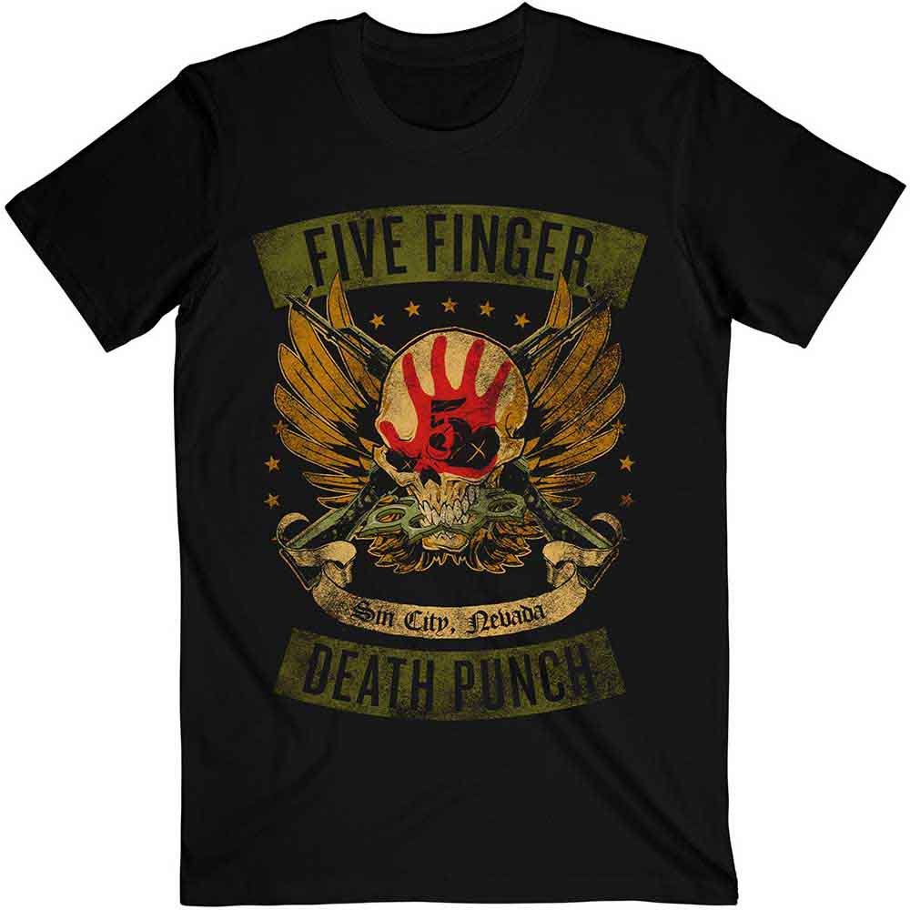 Five Finger Death Punch Locked & Loaded Black