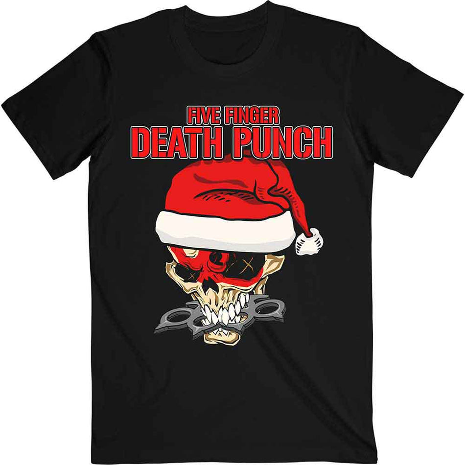 Five Finger Death Punch Santa Knucklehead Black