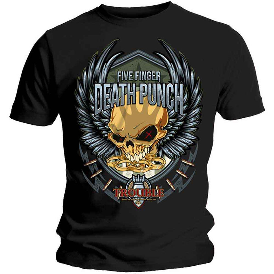 Five Finger Death Punch Trouble Black