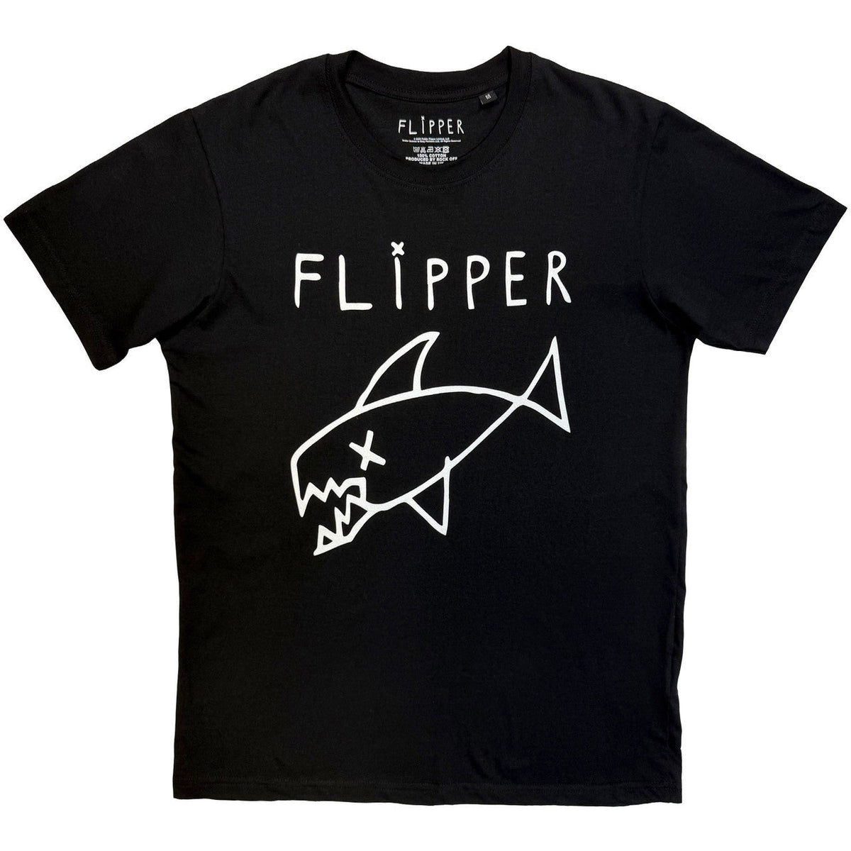 Flipper Long Fish Unisex T-Shirt (Black)