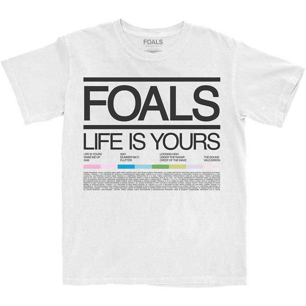 Foals Life Is Yours Song List White