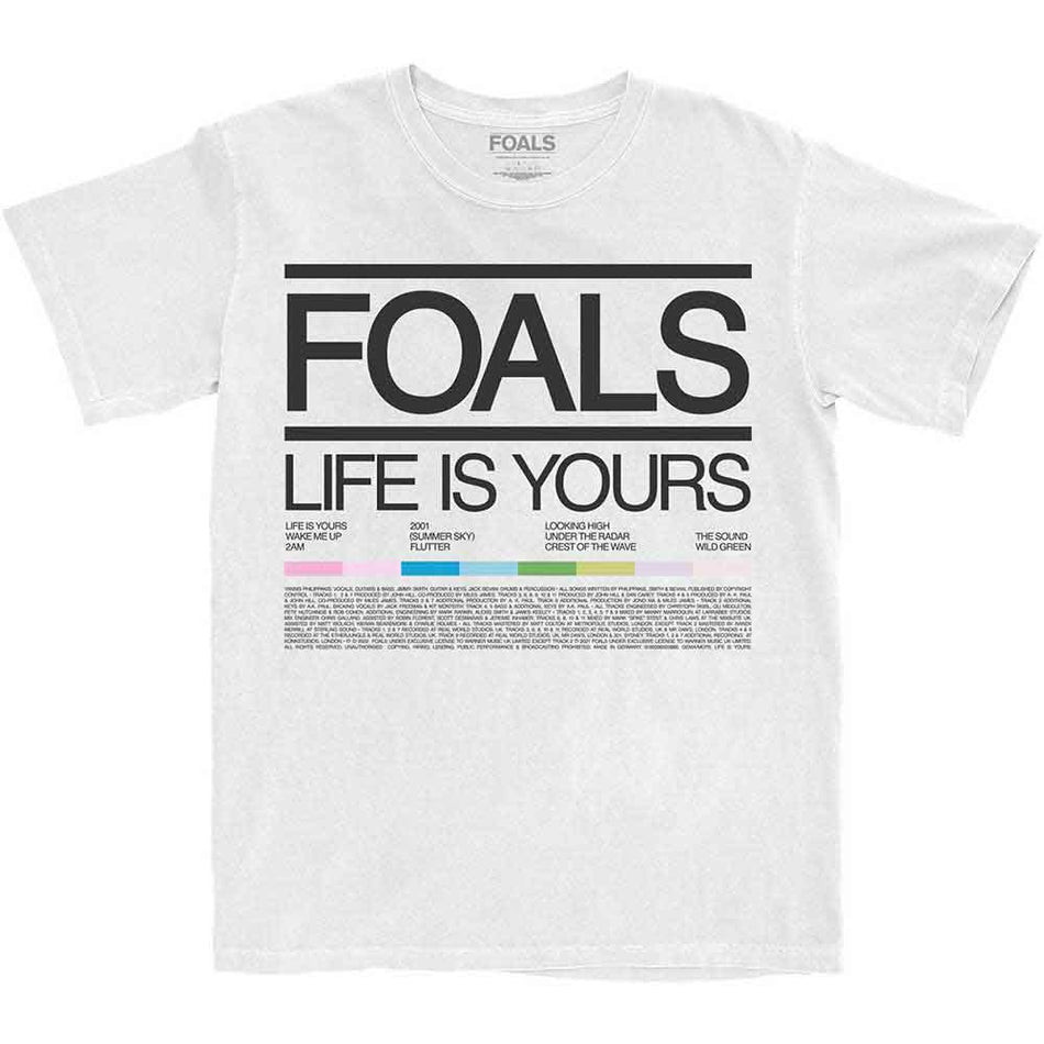 Foals Life Is Yours Song List White