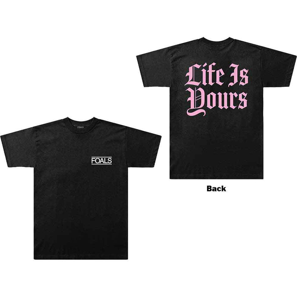 Foals Life Is Yours Text Black