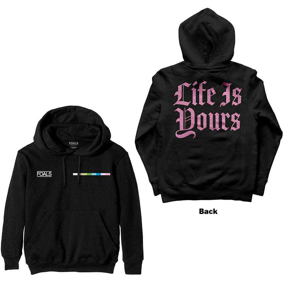 Foals Life Is Yours Text Black
