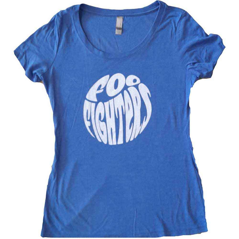 Foo Fighters 70s Logo Blue