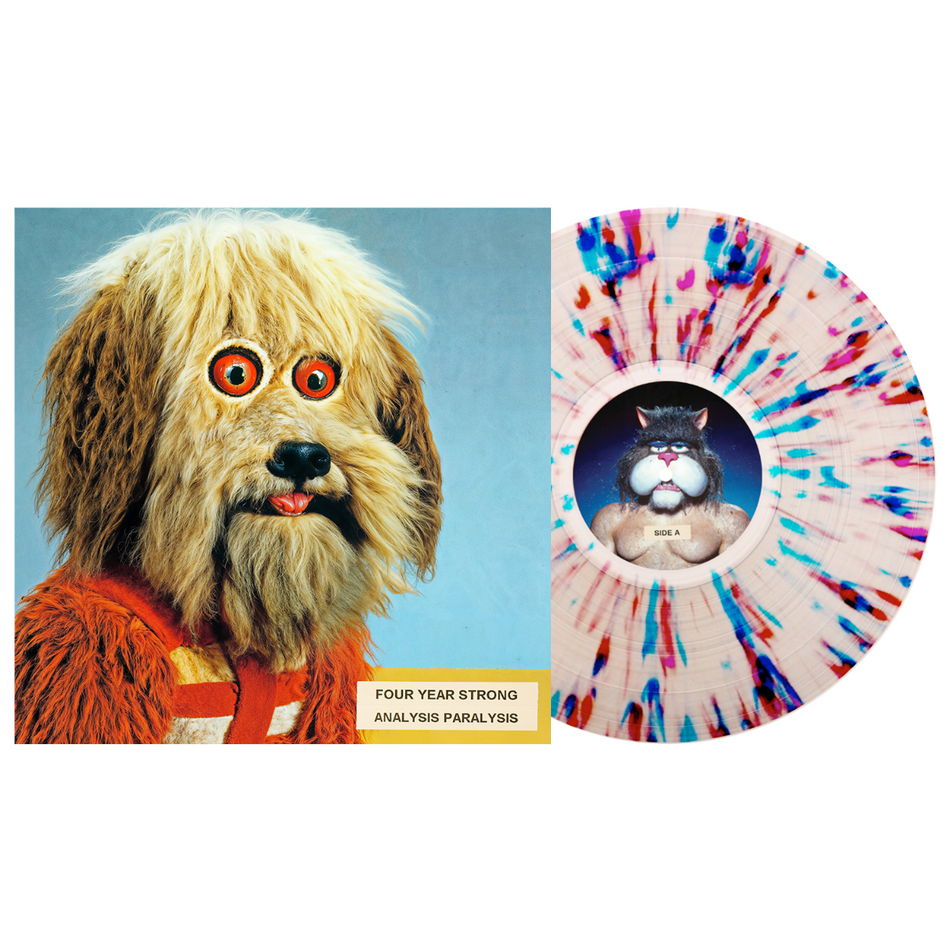Four Year Strong Analysis Paralysis (Milky Clear w/ Blue, Red & Purple Splatter Colored Vinyl)