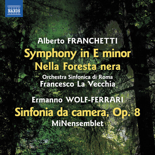 Francesco La Vecchia Franchetti: Symphony in E minor; Nella Foresta nera; Wolf-Ferrari: Sinfonia da camera - CD Album