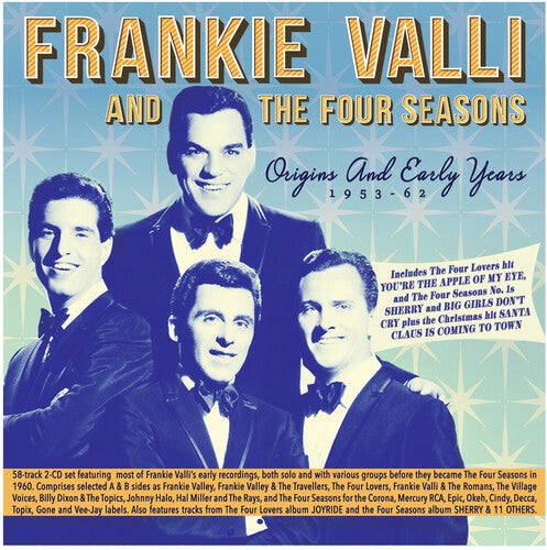 Frankie Valli & The Four Seasons Origins And Early Years 1953-62 - 2-Disc CD Album