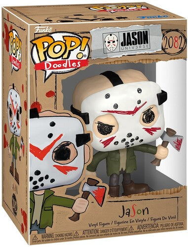Friday the 13th Funko POP! Movies: Friday the 13th: Jason (Doodles) (Vinyl Figure, Collectible)