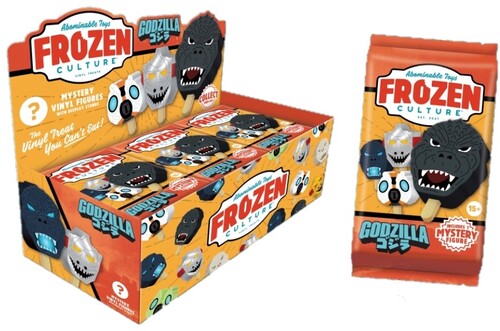 Frozen Culture Godzilla 9PC Blind Box Pdq Frozen Culture - Godzilla Limited Edition Vinyl Figure Blind Bag - 9-Piece PDQ - 9-Disc Record Album - Vinyl LP