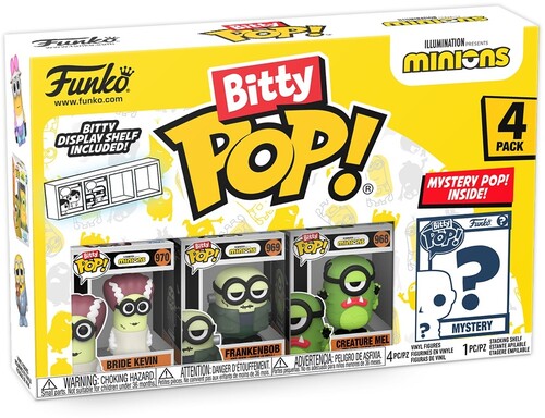 Funko Bitty Pop!: FUNKO BITTY POP!: Minions - Frankenbob 4PK - CD Album