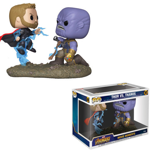 Funko Movie Moment: Funko POP! MOVIE MOMENT: Marvel - Thor vs Thanos - Collectible Figure