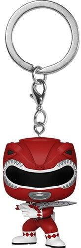 Funko Pop! Keychain: Funko POP! KEYCHAIN: Mighty Morphin Power Rangers 30th - Red Ranger - Keychain