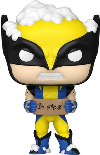 Funko Pop! Marvel: Funko POP! MARVEL: Holiday - Wolverine with Sign - CD Album