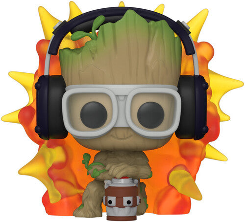 Funko Pop! Marvel: Funko POP! MARVEL: I Am Groot - Groot Shorts w/ Detonator - Consumer Accessories