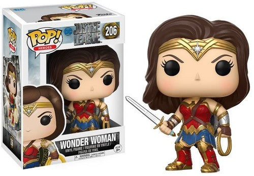 Funko Pop! Movies: Funko POP! MOVIES: DC - Justice League - Wonder Woman - Collectible Figure