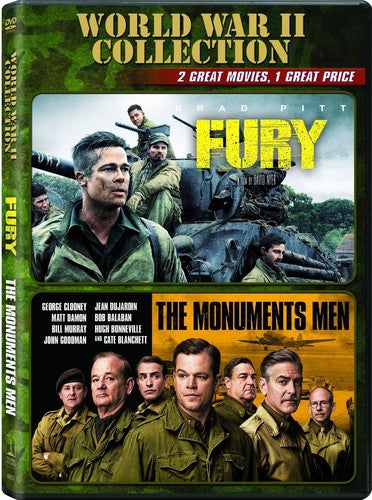 Fury / Monuments Men - 2-Disc DVD Set