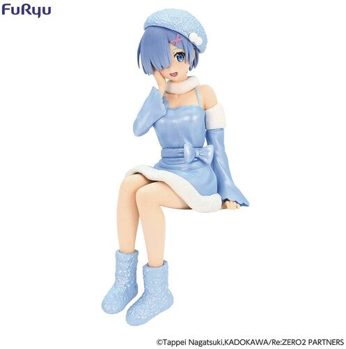 Furyu Furyu - Re:ZERO - Noodle Stopper - Rem Snow Princess Pearl Color - Collectible