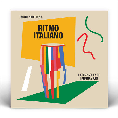 Gabriele Poso Ritmo Italiano 'Unspoken Sounds of Italian Tamburo' - Record Album - Vinyl LP