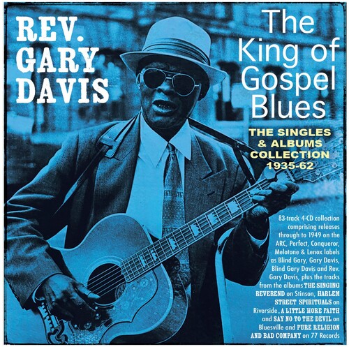 GARY DAVIS The King Of Gospel Blues: The Singles & Albums Collection 1935-62 - 4-Disc CD Album