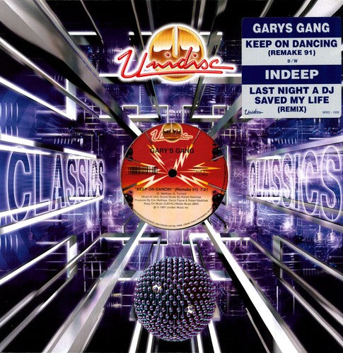 Gary's Gang Last Night a DJ Saved My Life / Keep on Dancing - Record Album - Vinyl LP