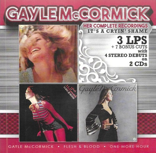 Gayle McCormick Her Complete Recordings: It's A Cryin' Shame - 2-Disc CD Album