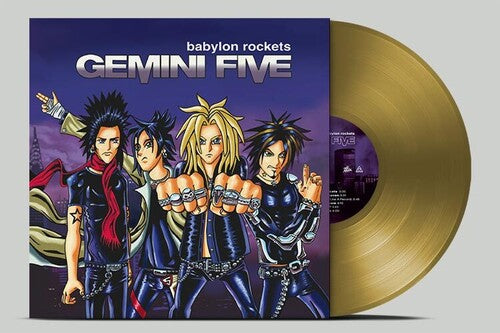 Gemini Five Babylon Rockets - Gold - Record Album - Vinyl LP