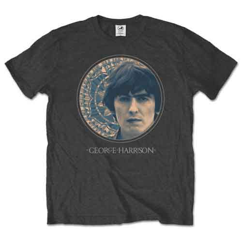 George Harrison Circular Portrait Grey