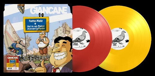 Giancane Tutto Male - Red & Yellow Vinyl - Double Record Album - Vinyl LP