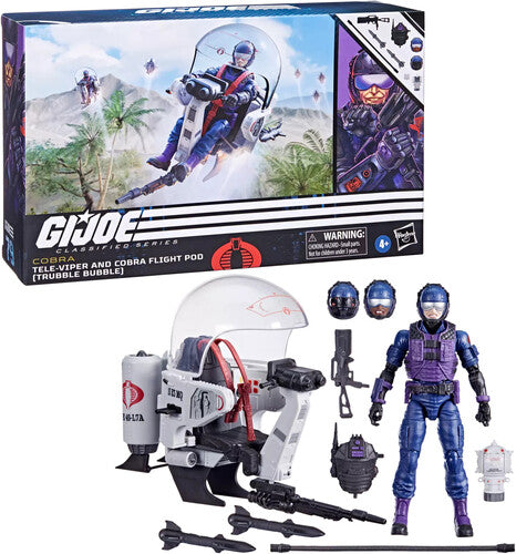 Gij Cs Phl Faulkner Veh G.I. Joe - Classified Series - #79, Tele-Viper & Cobra Flight Pod (Trubble Bubble) Action Figure - Action Figure