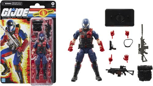 Gij Cs Retro an Pinky G.I. Joe - Classified Series: Retro Cardback - Cobra Viper Action Figure - Collectibles