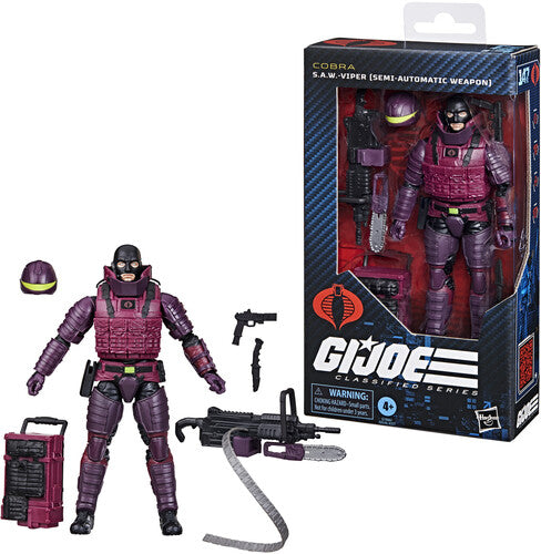 Gij Cs Ss Maggie G.I. Joe - Classified Series - #147, S.A.W.-Viper (Semi-Automatic Weapon) Action Figure - Toy