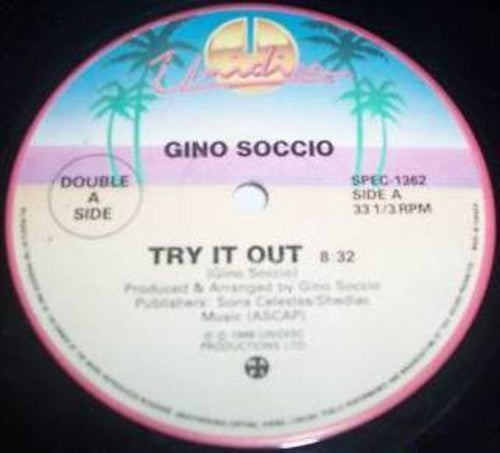 Gino Soccio Try It Out / It's Alright - Record Album - Vinyl LP