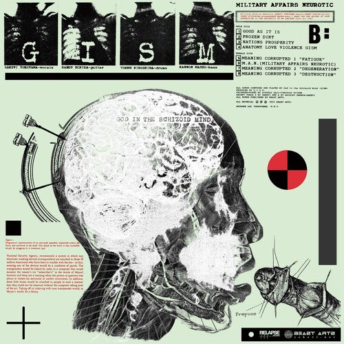 G.I.S.M. MILITARY AFFAIRS NEUROTIC - Record Album - Vinyl LP