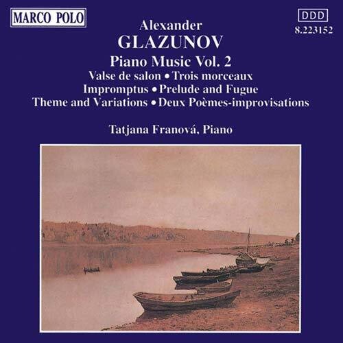 Glazunov / Franova Valse De Salon / Trois Morceaux - CD Album