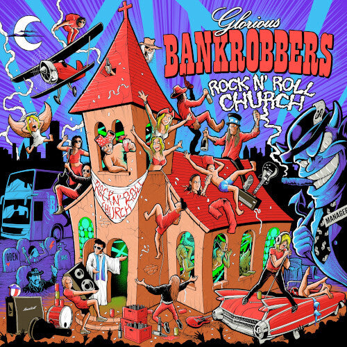 Glorious Bankrobbers Rock'n'roll Church - Record Album - Vinyl LP