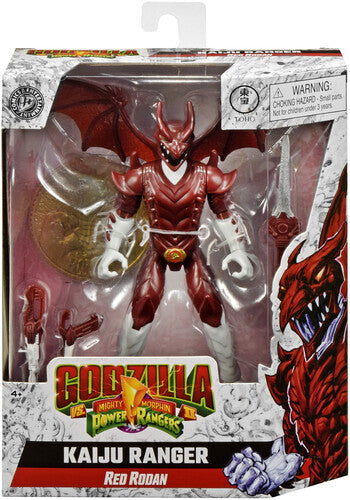 Godzilla X Mmpr Red Rodan Ranger 5in Figure Godzilla x Power Rangers - Kaiju Ranger: Red Rodan 5" Action Figure - Action Figure