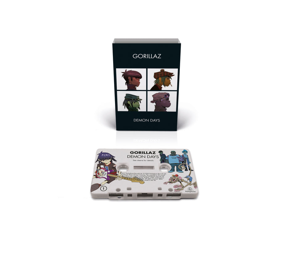 Gorillaz Demon Days (Limited, Brick & Mortar Exclusive) [White Cassette With On Body Printing]
