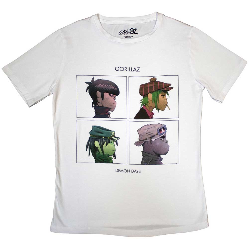 Gorillaz Demon Days White