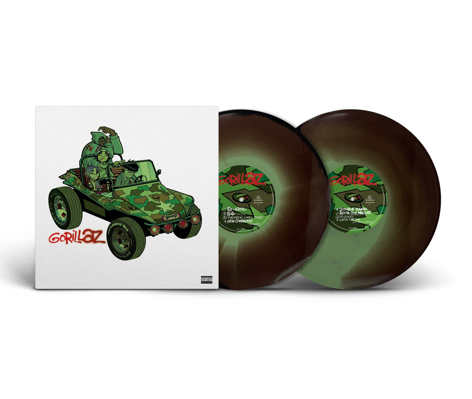 Gorillaz Gorillaz (Limited, Brick & Mortar Exclusive) [Camouflage Green, Brown And Black Vinyl] [2LP]