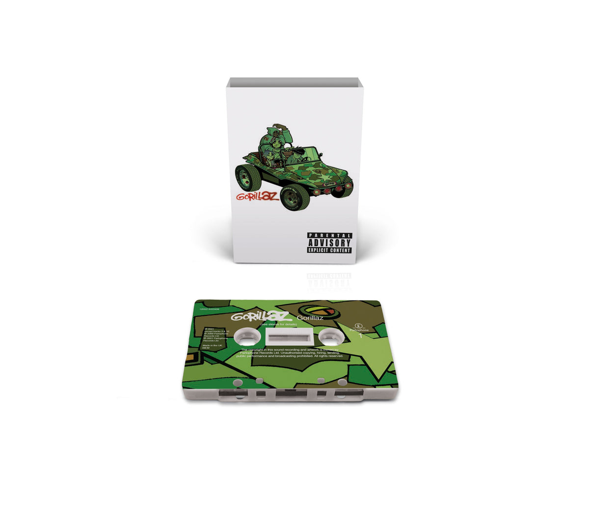 Gorillaz Gorillaz (Limited, Brick & Mortar Exclusive) [White Cassette With Camouflage Print]