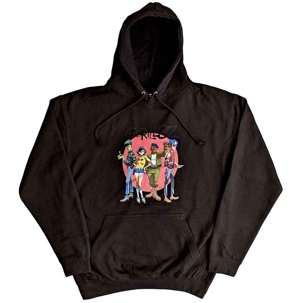 Gorillaz Group Circle Rise Black