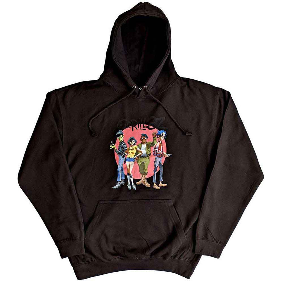 Gorillaz Group Circle Rise Black