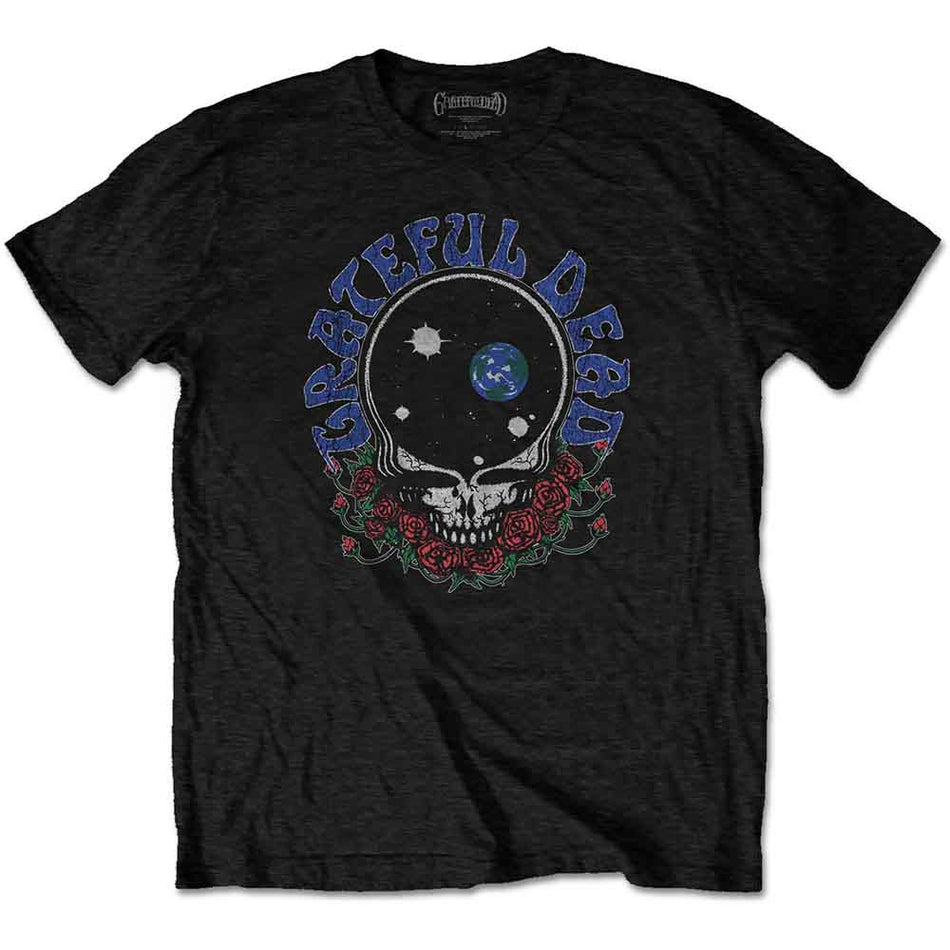Grateful Dead Space Your Face & Logo Black