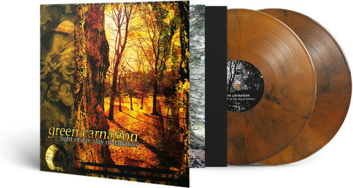 Green Carnation Light of Day, Day of Darkness - Orange/Black - Double Record Album - Vinyl LP