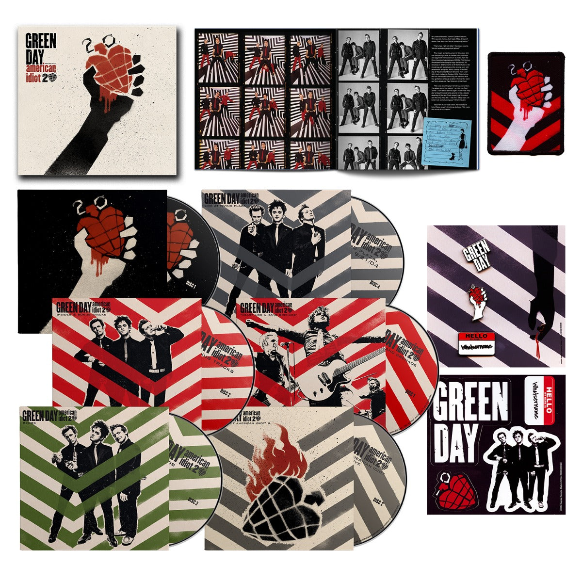 Green Day American Idiot: 20th Anniversary Deluxe Edition (4 Cd + 2 Blu-ray)